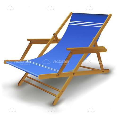 Colorful beach chair